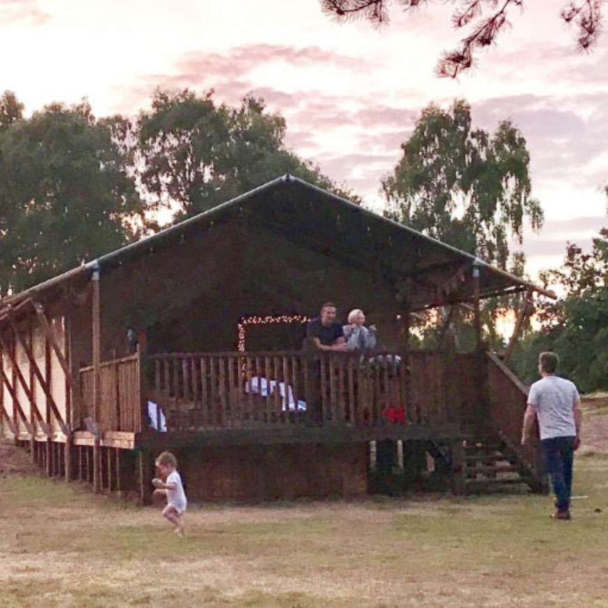 Bainland Country Park Safari Tents