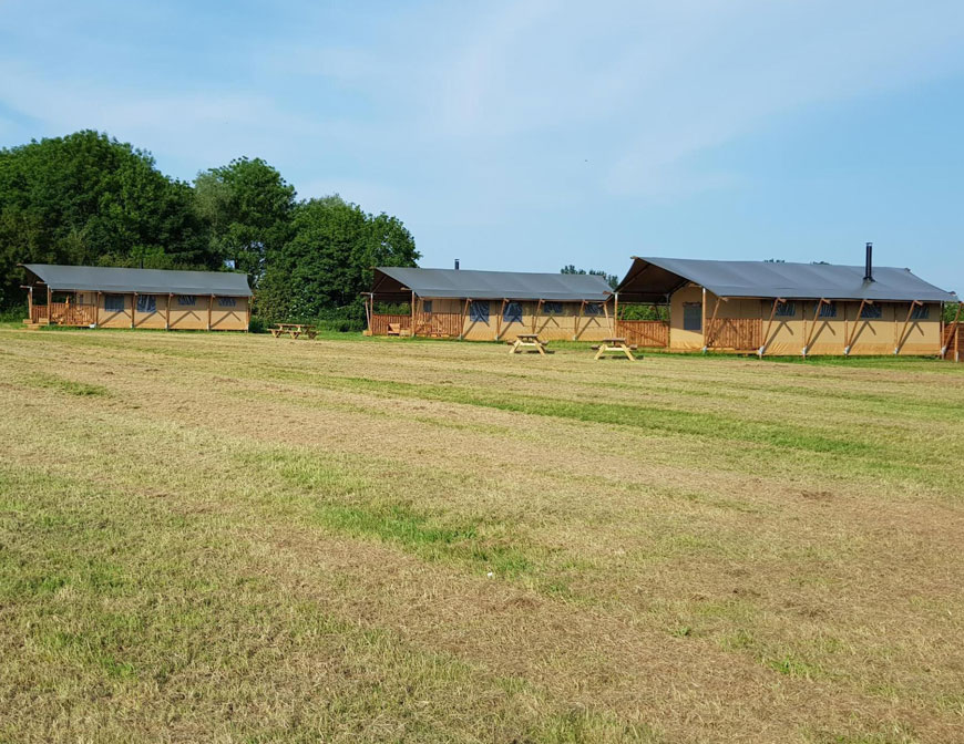 Old Stone Barn Glamping safari tent