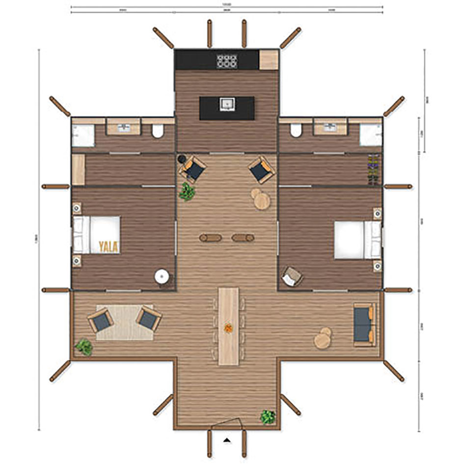 gotland safari tent floorplan