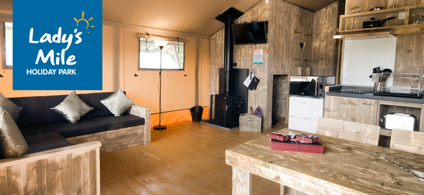 Ladys Mile Safari tent glamping