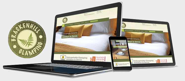 glamping website design