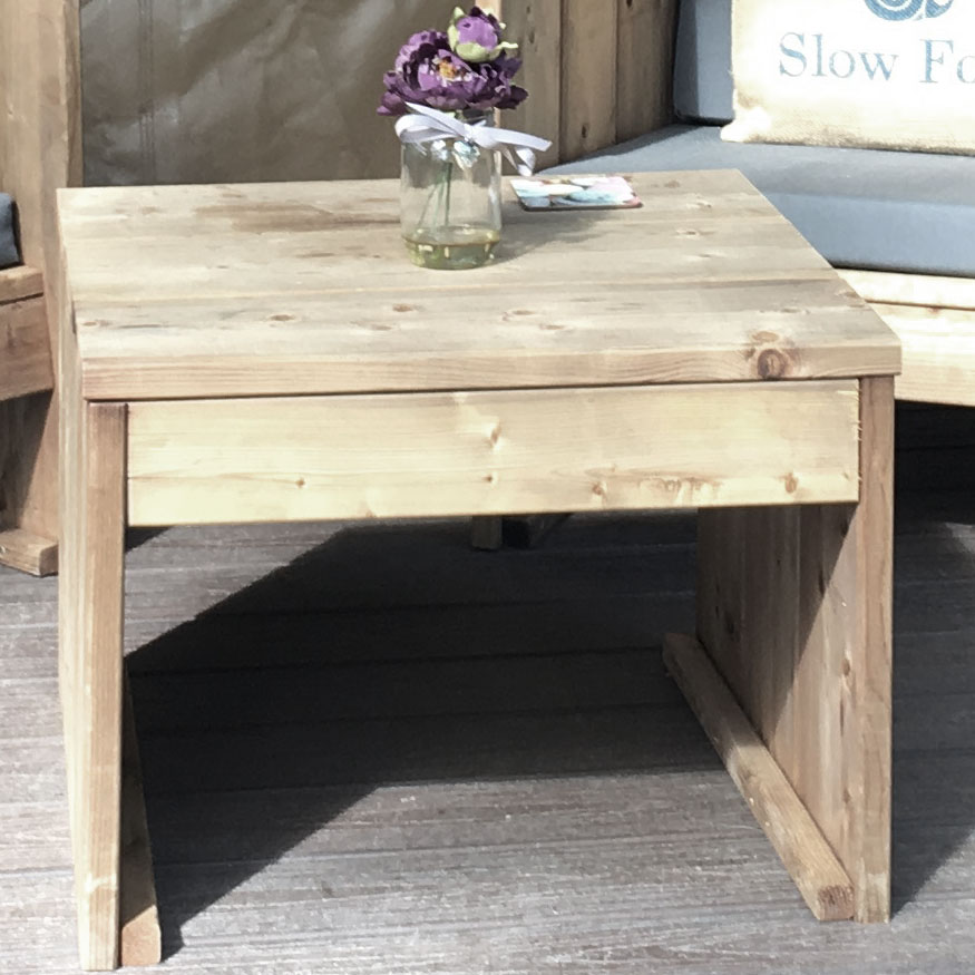 Reclaimed Safari Tent Side table range Kentish Round Side Table | Highgate