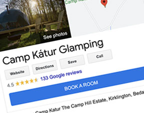 glamping seo search engine optimisation 