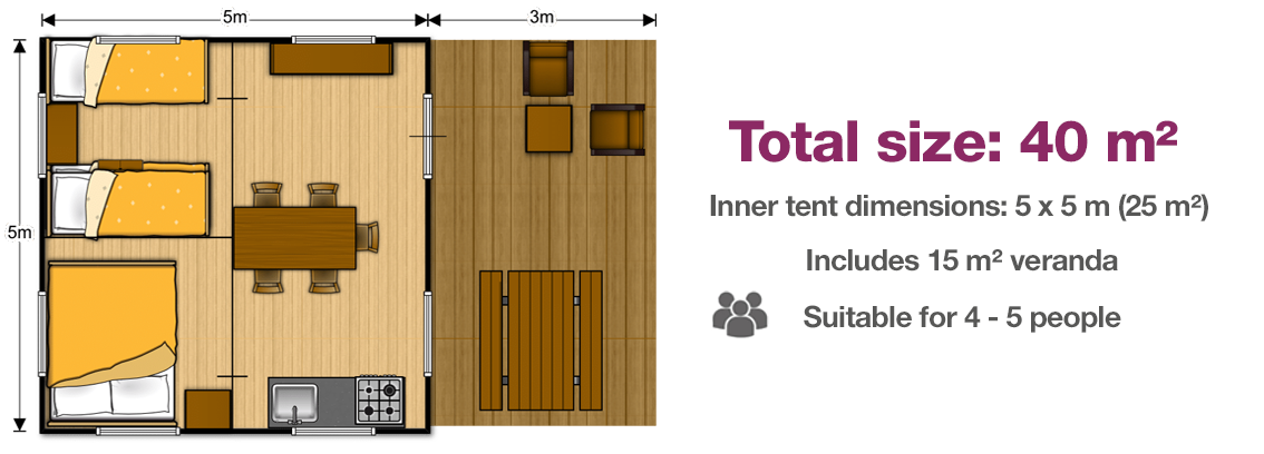 woody 5x5 safari tent floor plan